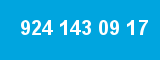 924 143 09 17